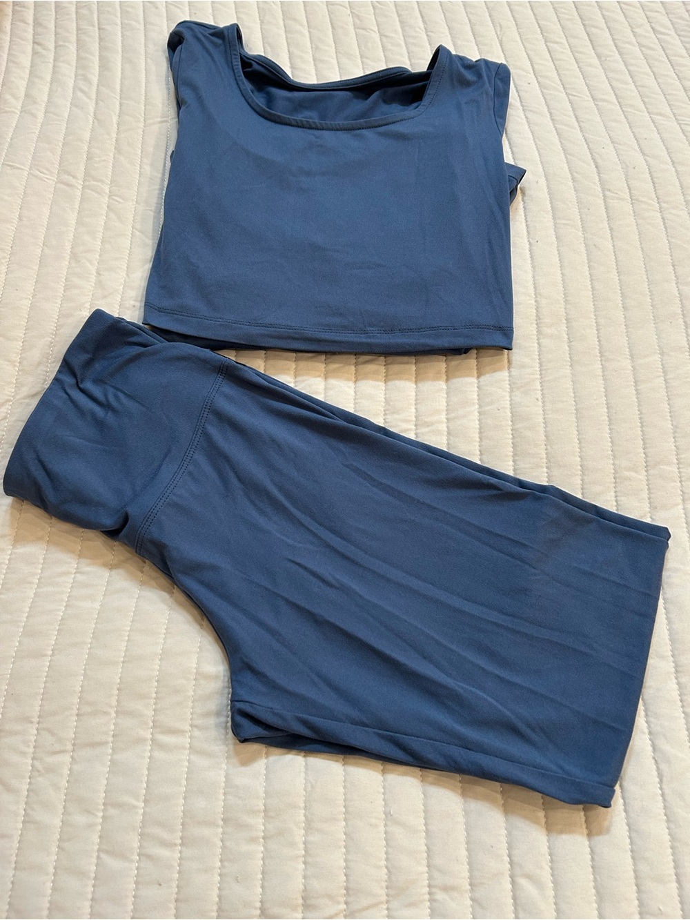 Kindred Bravely Jane Nursing Pajama Set. Slate Blue. Women’s Small. EUC